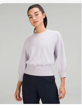 NWOT Lululemon Softstreme Ribbed-Hem Pullover